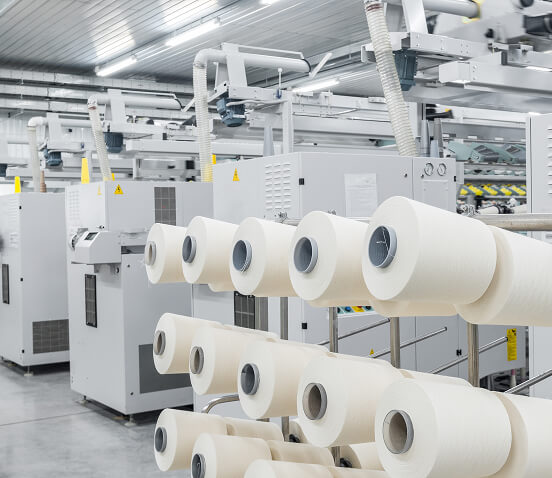 Textile production line